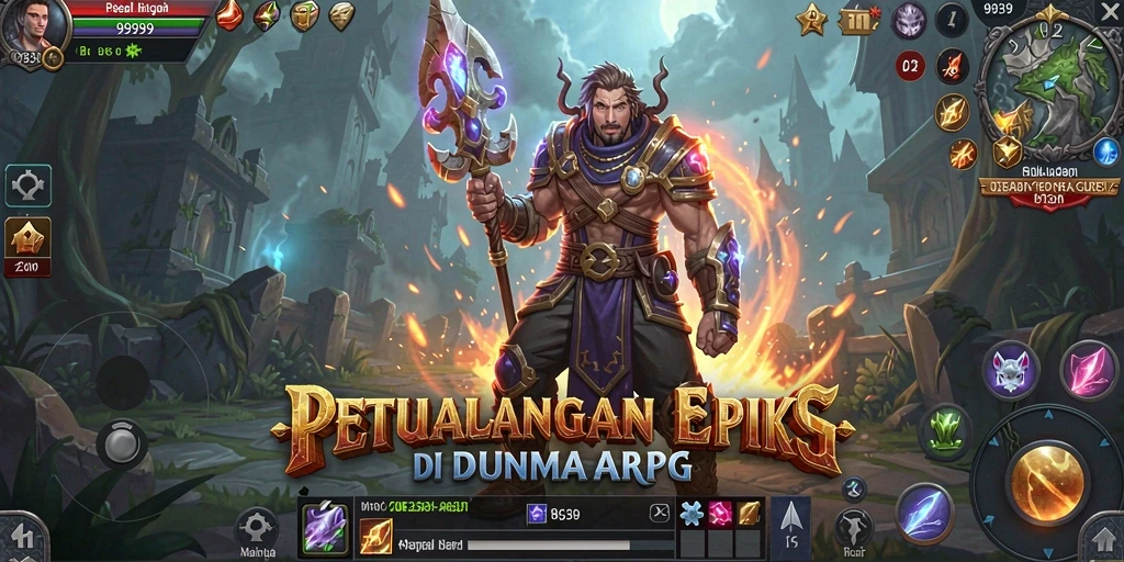 Tampilan gameplay seru dari 9939, aksi ARPG yang mendebarkan.