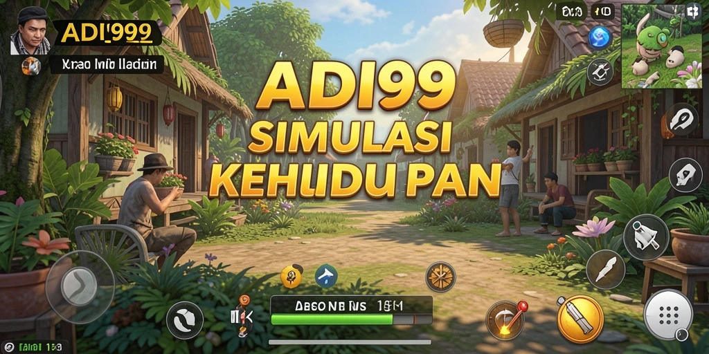 Tampilan gameplay menarik dari ADI99 menunjukkan kehidupan yang dinamis.