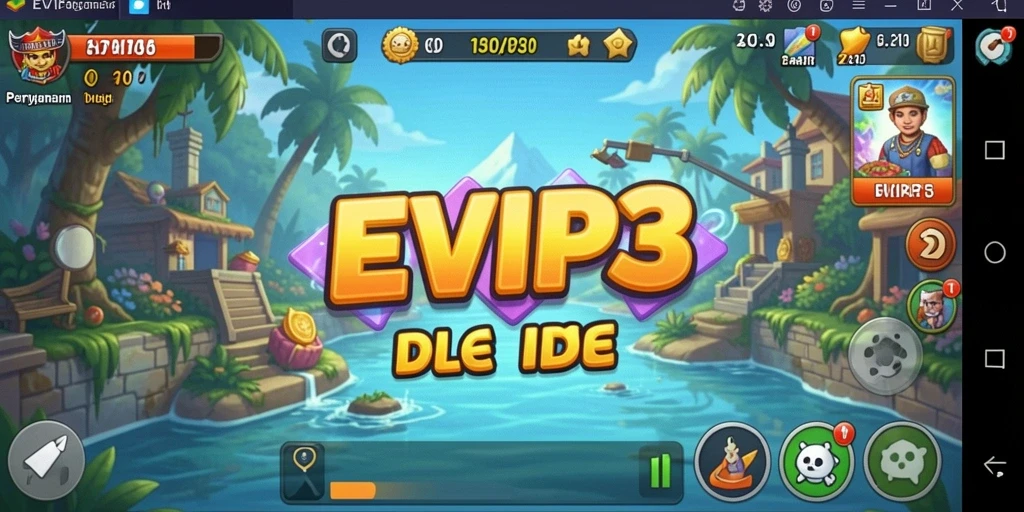 Tangkapan layar EVIP3 menunjukkan gameplay Idle yang menarik dan menghibur.