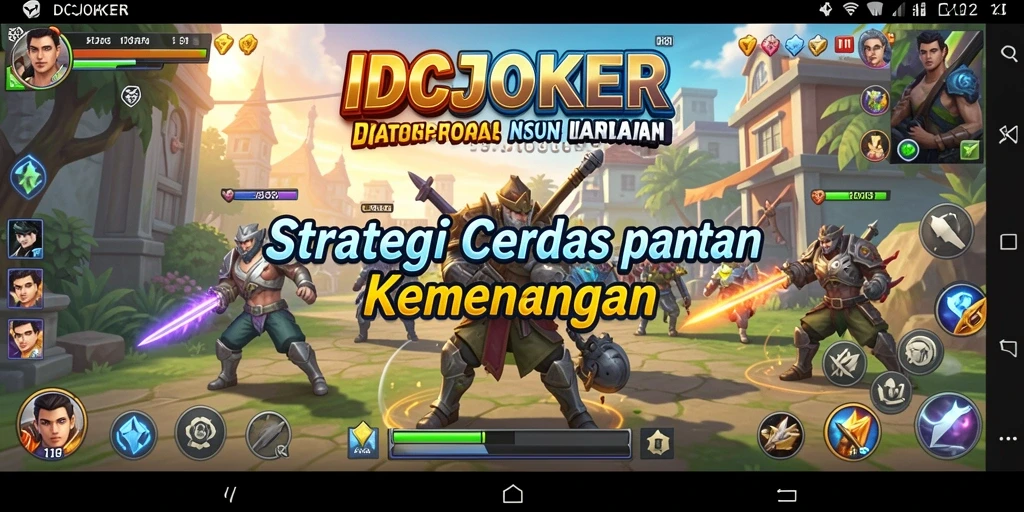 Tangkapan layar gameplay IDCJOKER yang menampilkan pertempuran strategi yang intens.