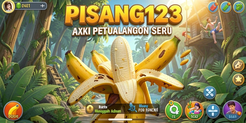 Screenshot PISANG123 menampilkan aksi seru dengan gameplay menantang.