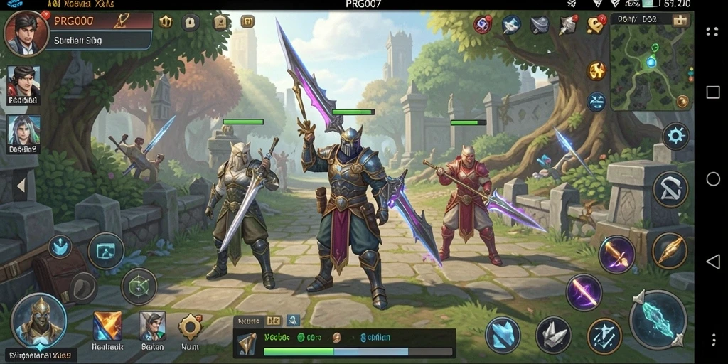 Tampilan menarik dari gameplay PRG007 yang mendebarkan.