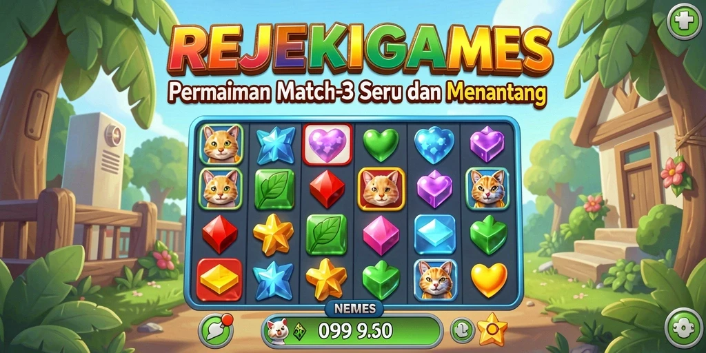 Gameplay seru dan menantang di REJEKIGAMES.