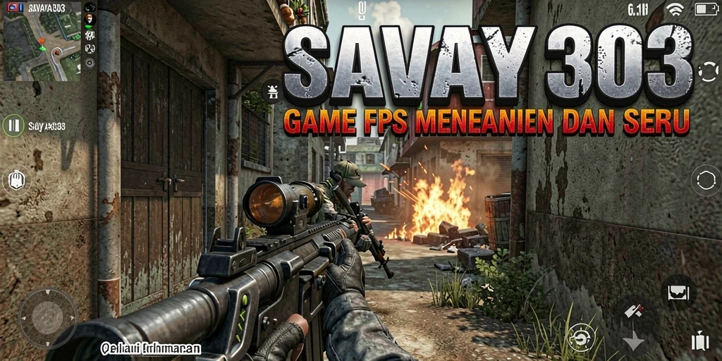 Tangkapan layar menunjukkan aksi menegangkan dalam SAVAYA303.