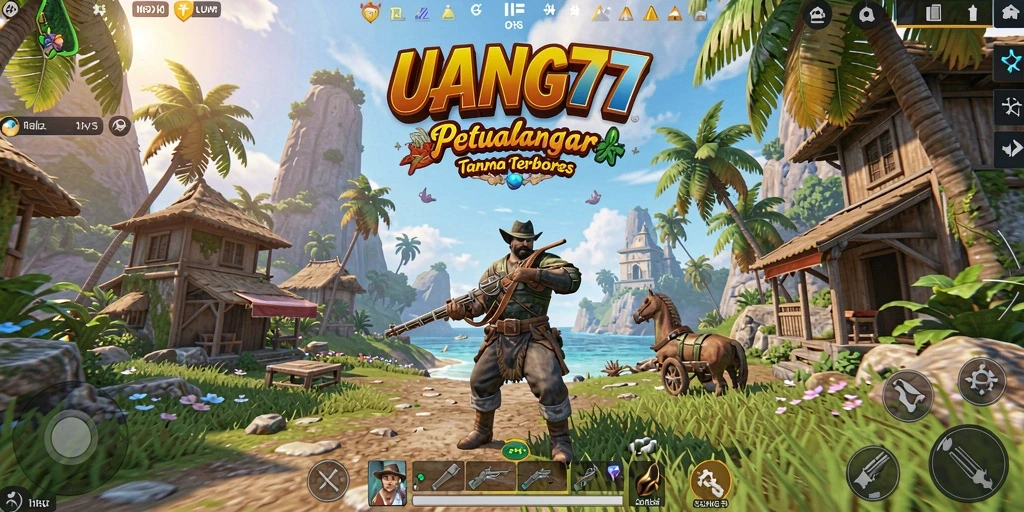 Menampilkan gameplay seru di dunia terbuka UANG77.