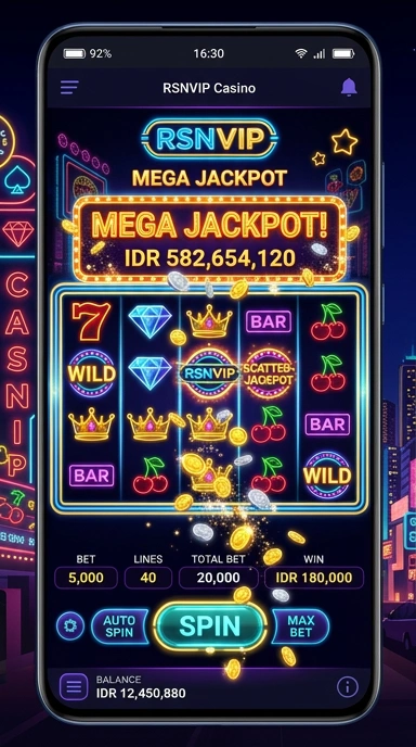 Tampilan utama aplikasi rsnvip dengan berbagai pilihan aplikasi.